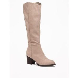 Knee High Faux Suede Boot